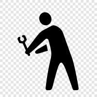 technician, repairperson icon svg