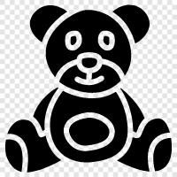 Teddy Bear icon svg