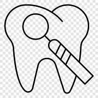 teeth, dental care, dental floss, dental insurance icon svg