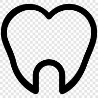 Teeth, Dentist, Dental, Removable icon svg