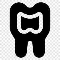 зубов, зубоврачебной помощи, стоматолога, орального здоровья Значок svg