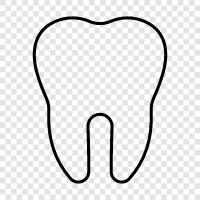 teeth, dental, oral, dental implant icon svg