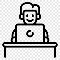 telecommuting, flexible work, remote work, freelance icon svg