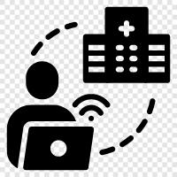 telehealth, telemedicine services, remote patient care, telemed icon svg