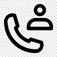 Telefon, Telefonnummer, Kontakttelefon symbol