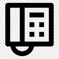 Telefonleitung, Telefonanruf, Telefongespräch, Telefonanlage symbol