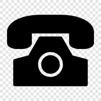 telephone, cordless, corded, telephone service icon svg