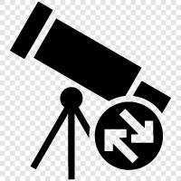 telescope, astronomy, night sky, star icon svg