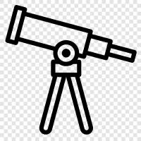 telescope, astronomy, night sky, star gazing icon svg