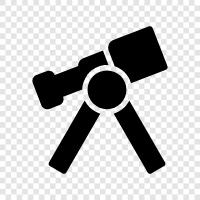 telescope, night sky, astronomy, star gazing icon svg