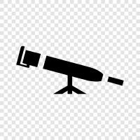 Telescopic, Optical, Spectroscopic, Observation icon svg