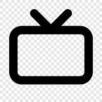 television, box, set, television set icon svg