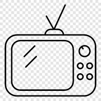 Television program, Television series, Television show, Television programing icon svg