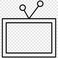 television programs, television series, television sitcoms, television dramas icon svg