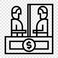 teller, teller window, teller station, Bank counter icon svg