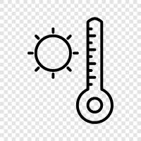 temperature, degrees, temperature scale, Celsius scale icon svg