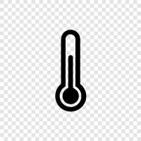 Temperatur, Wetter, Messungen, Instrumente symbol