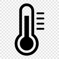 temperature, mercury, infrared, oven icon svg