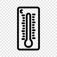 temperature, mercury, electronic, medical icon svg