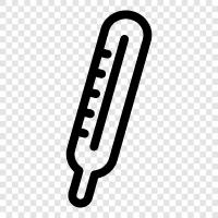 Temperature, Thermometer readings, Heat, Fever icon svg