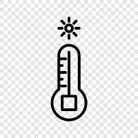 sıcaklık, sıcaklık dönüşümü, Celsius ölçeği, Fahrenheit ölçeği ikon svg