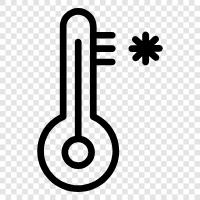 temperature, weather, weather forecast, air temperature icon svg