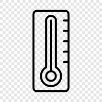 Temps, Temperature, Thermometer Reading, Heat icon svg