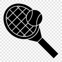 Tennisball, Tennisschläger, Tennisspieler, Tennisspiel symbol