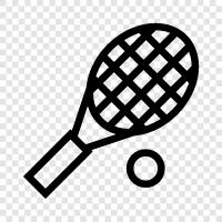 tennis equipment, tennis racquet, tennis ball, tennis racket grip icon svg