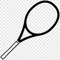 Tennis equipment, Tennis ball, Tennis racket handle, Tennis racket size icon svg