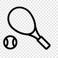 Tennis, Racquet, Sports equipment, Tennis racket icon svg