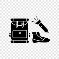 Tent Accessories, Sleeping Gear, Camping Stove, Camping Lantern icon svg