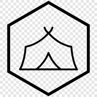 tents, camping, hiking, backpacking icon svg