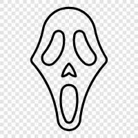 terror, horror, screamer, scream therapy icon svg