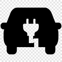 Tesla, Auto, Hybrid, PlugIn symbol