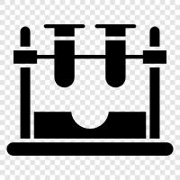 Prüfröhrchenbilder, Laborausrüstung, Wissenschaftsexperiment, Chemische Reaktionen symbol