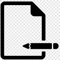 text editing, word processing, document management, software icon svg