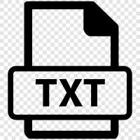 Text File, Text File Format, TXT File Extension, TXT File icon svg