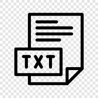 Text File, Text File Format, plain text, text editor icon svg