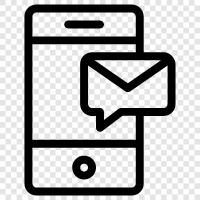 text message, sms, msg, mobile message icon svg