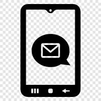 Text Messages, SMS, Phone SMS icon svg