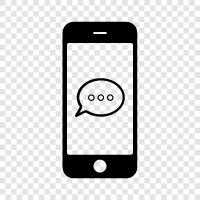 Texting, Phone Calls, VoIP, Apps icon svg