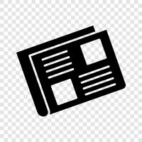 the, newspaper, print, newspapers icon svg