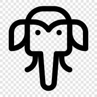 the elephantheaded god, Ganesha icon svg