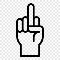 the fuck hand sign, the fsign, the hand sign for fuck, fuck hand sign icon svg