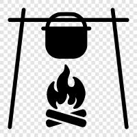 the kettle, stove, cooker, oven kitchen icon svg