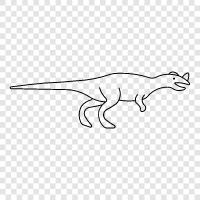 en büyük ceratosaur, Ceratosaur ikon svg