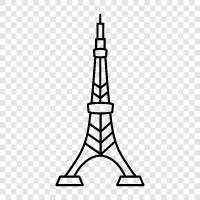 Tokyo Tower icon svg