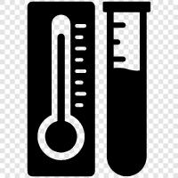 thermometer, boiling point, freezing point, water bath icon svg