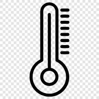 thermometer, weather, temperature icon svg